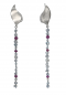 Preview: Collier Set "Talisman Diamond Eye" aus Akoya-Keshi Perlen, Rubinen, Brillant & Pink-Saphir