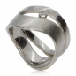 Preview: Ring aus Silber mit Brillant