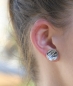 Preview: Ohrstecker aus Silber-Palladium mit Akoyaperle
