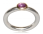 Preview: Ring aus Silber, Roségold und Sternrubin