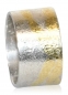 Preview: Ring aus Silber mit Feingold
