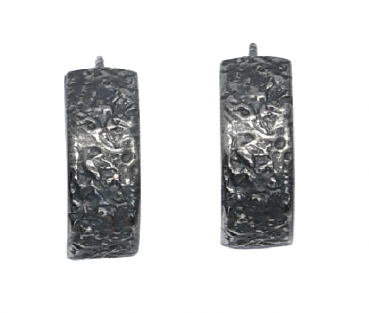 Ohrstecker aus Silber-geschwärzt