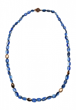 Kette aus Kyanit und Roségold