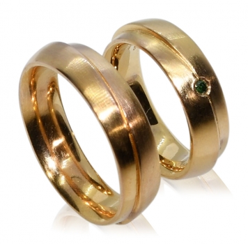 Eheringe "HALB & HALB"