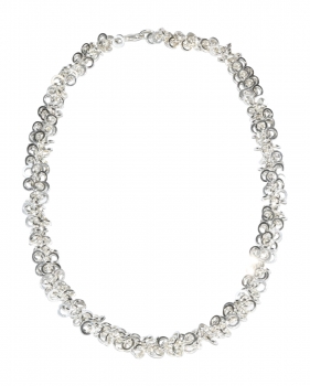 Kette aus Silberringen