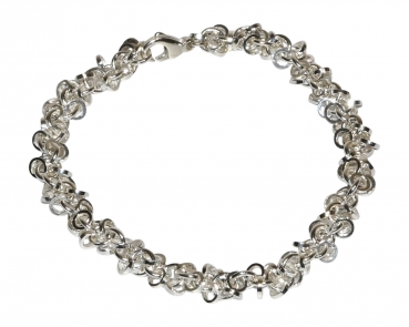 Armkette aus Silberringen