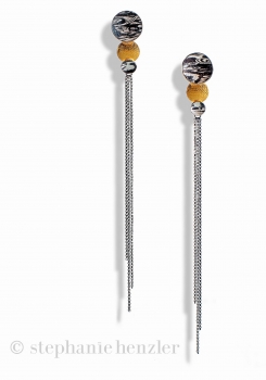 Ohrstecker Silber-Palladium-Feingold