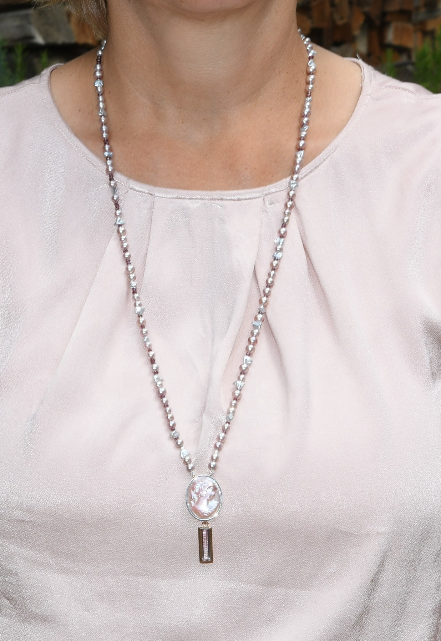 Schmuck Ketten Perlenketten Halskette aus Keshiperlen 