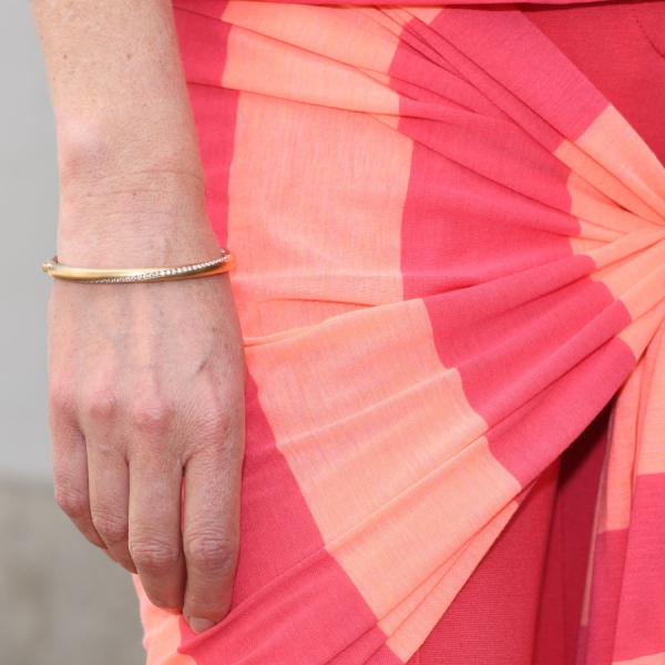 Armreif aus Roségold mit Brillanten
