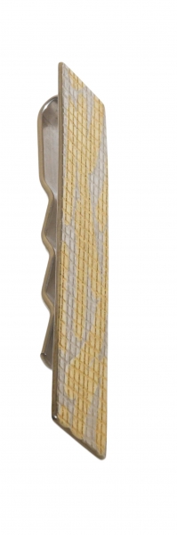 Krawattenklammer aus 925/Silber mit Feingold