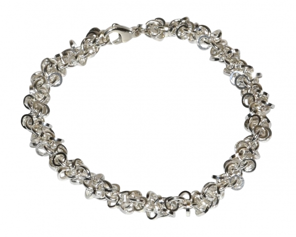 Armkette aus Silberringen
