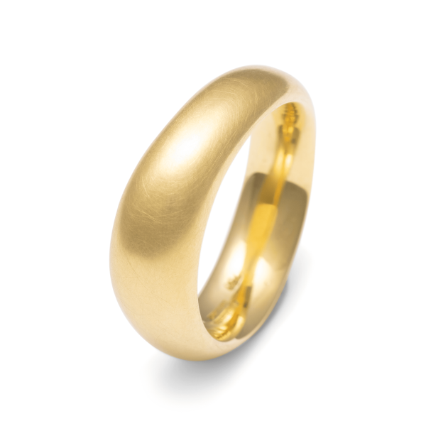 Geschwungener Ring in Gelbgold -schlichte Extravaganz
