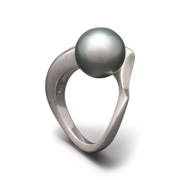 Silberring mit Tahitiperle